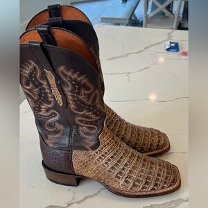 Lucchese 1883 Alligator Cowboy Boots 10 2E